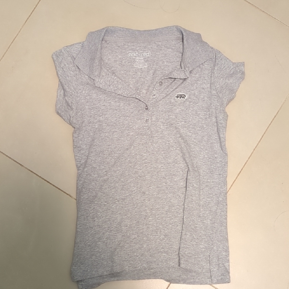 Gray Polo Shirt